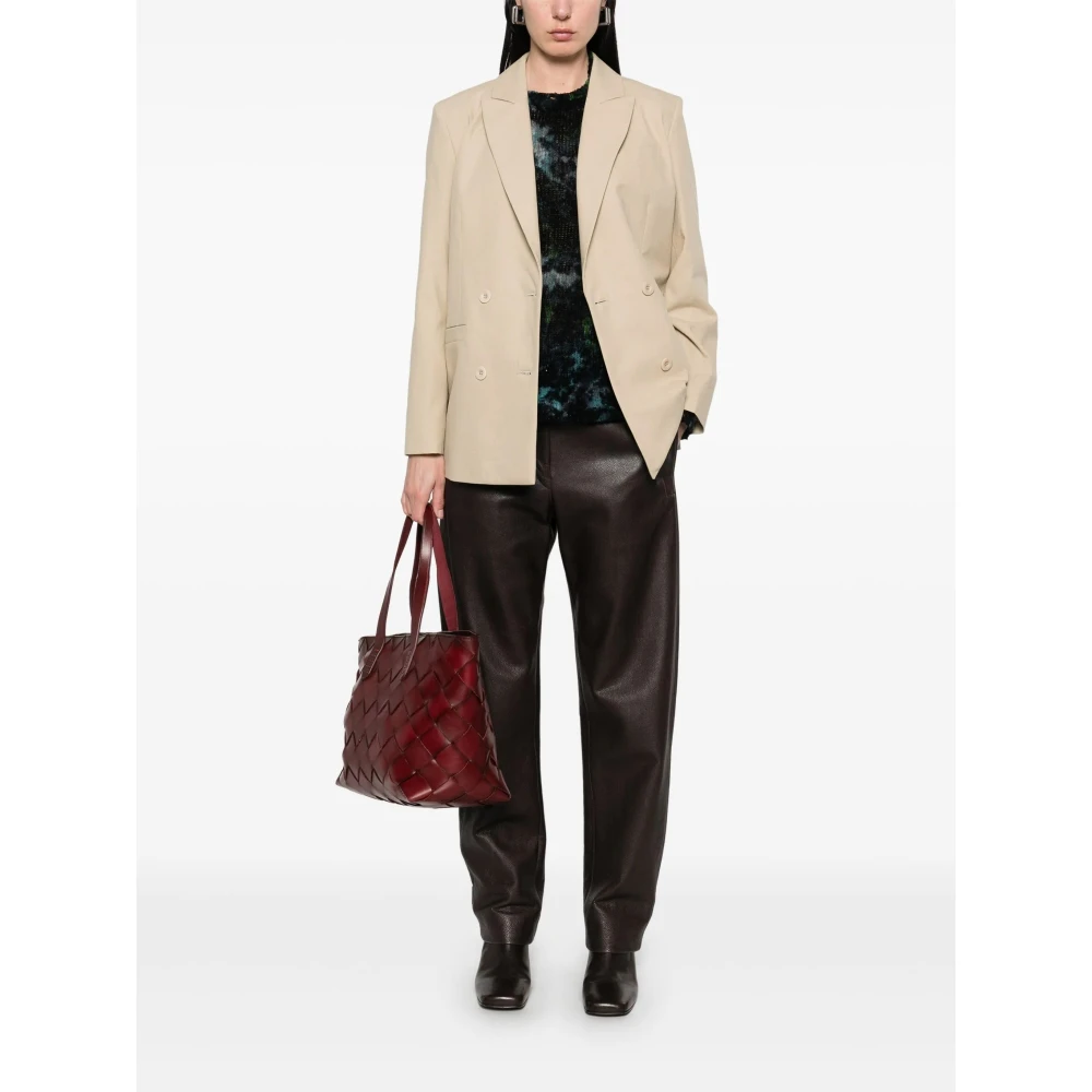 A.p.c. Dubbel Breasted Lucy Blazer Beige Dames