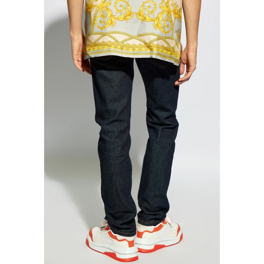 Versace Tapered leg jeans Blue Heren