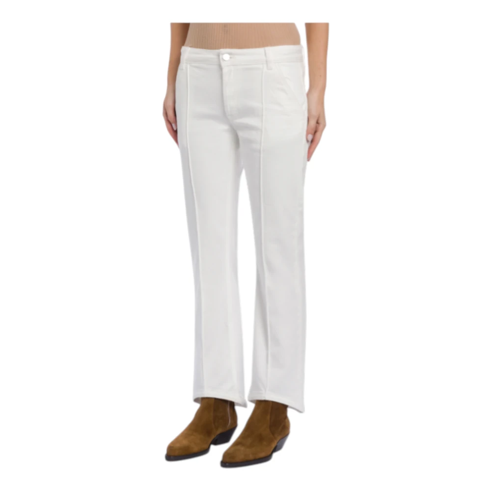 Dondup Mujer Blanco - Vaqueros Bootcut Yasmin- Jeans - W29- Vaqueros Bootcut Yasmin