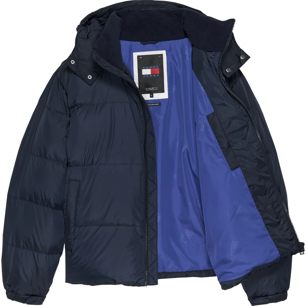 Tommy Jeans Blauwe Donsjas Aw24 Blue Heren