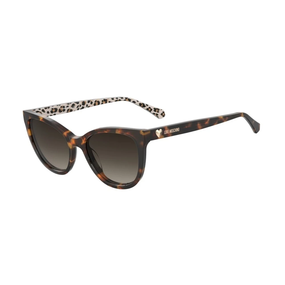 Love Moschino Women's Brown Cat Eye Sunglasses