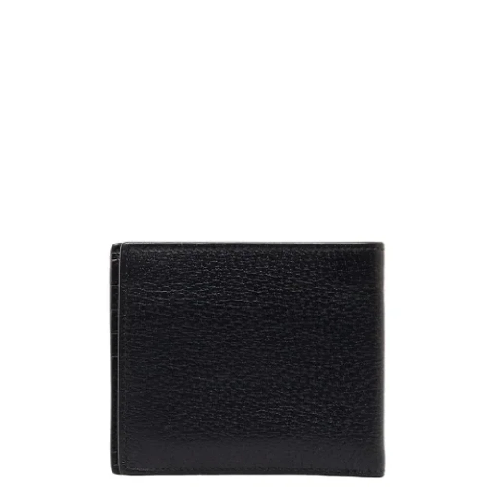 Gucci Vintage Pre-owned Leather wallets Black Dames