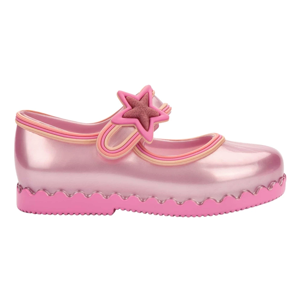 Melissa Hip Ballerina Star Shoes - Female - Kids Ballerina Shoes - Pink - 24 Eu - Kids