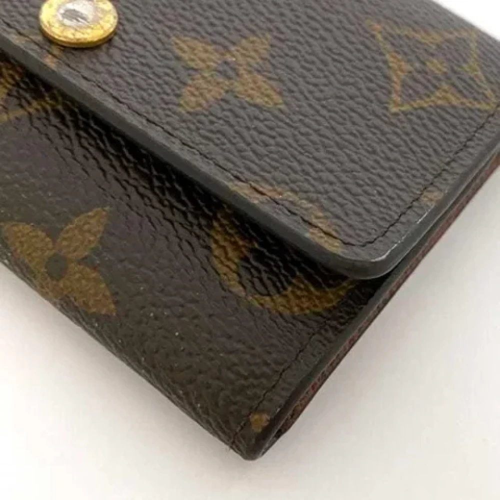 Louis Vuitton Vintage Pre-owned Fabric key-holders Brown Dames