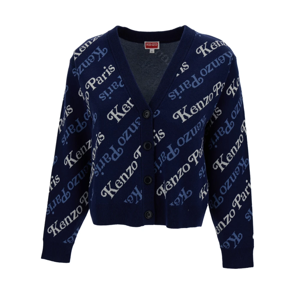 Kenzo Stijlvolle Cardigan Sweaters Blue Dames