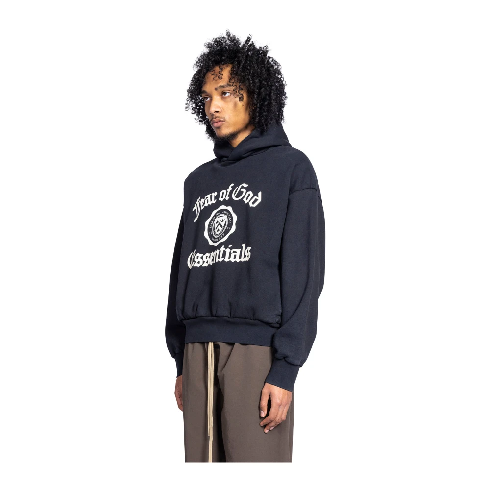 Fear Of God Vintage Shrunken Hoodie in Zwart Black Heren