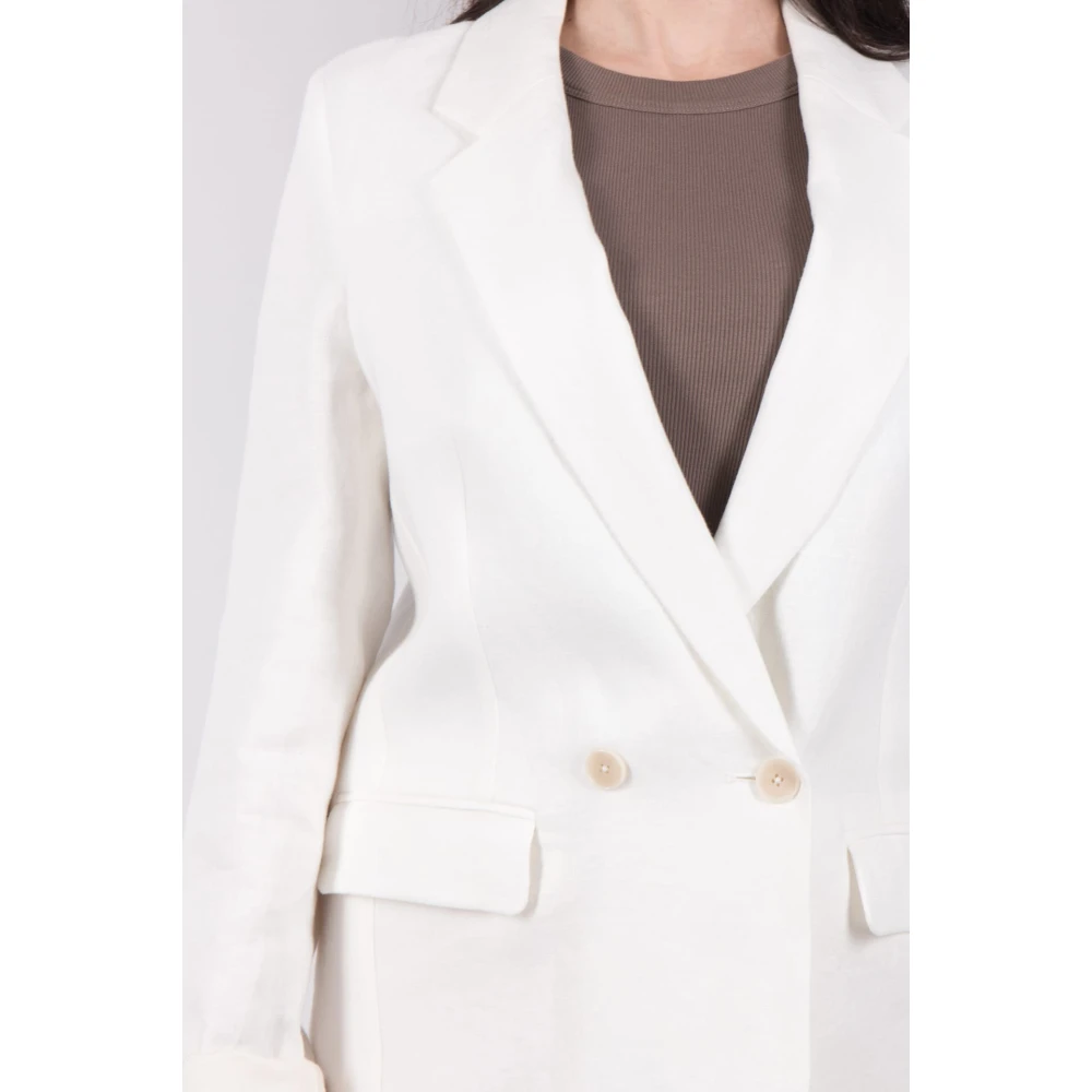 drykorn Linnen Blazer Off White Dames