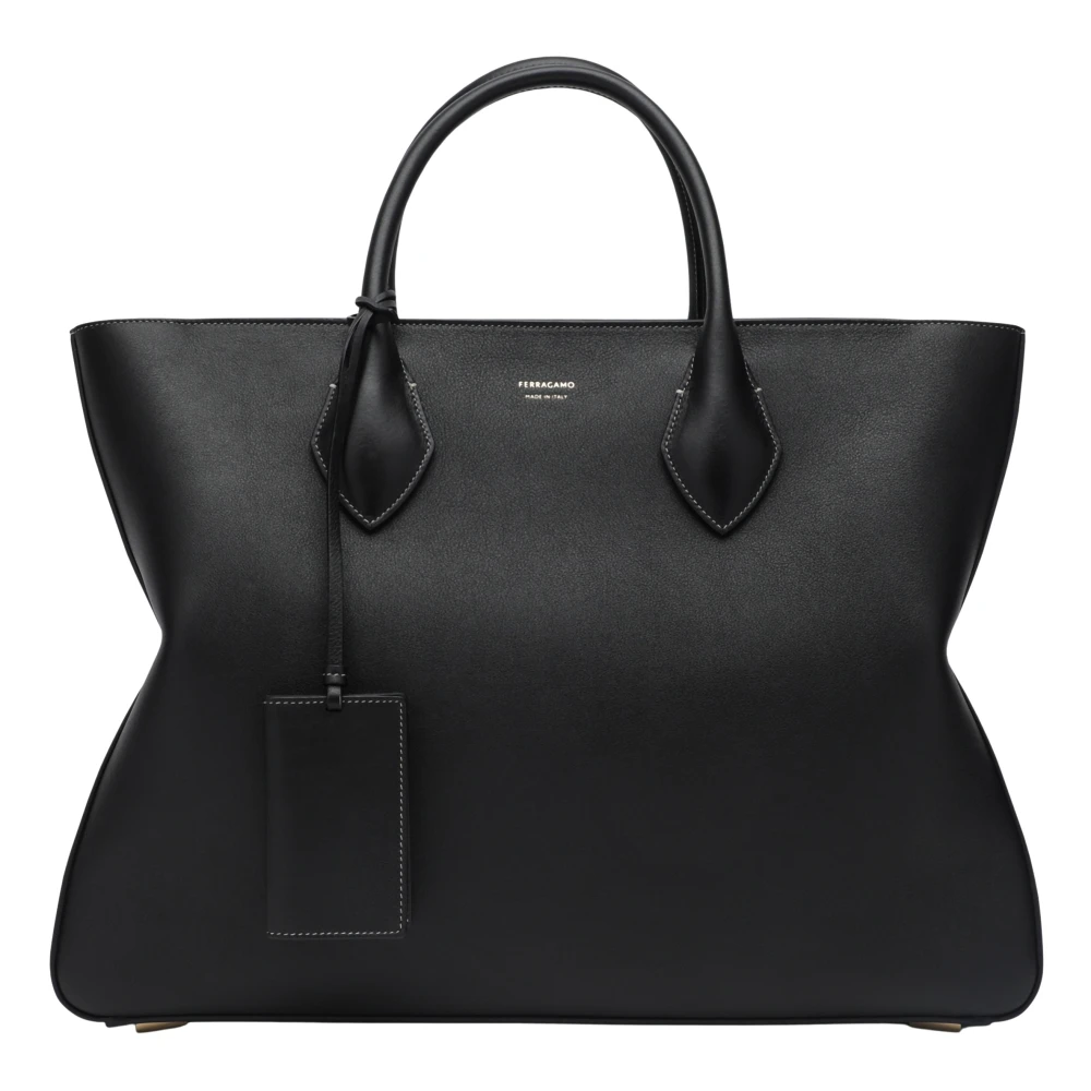 Salvatore Ferragamo Media Star Tote Tas Black Heren