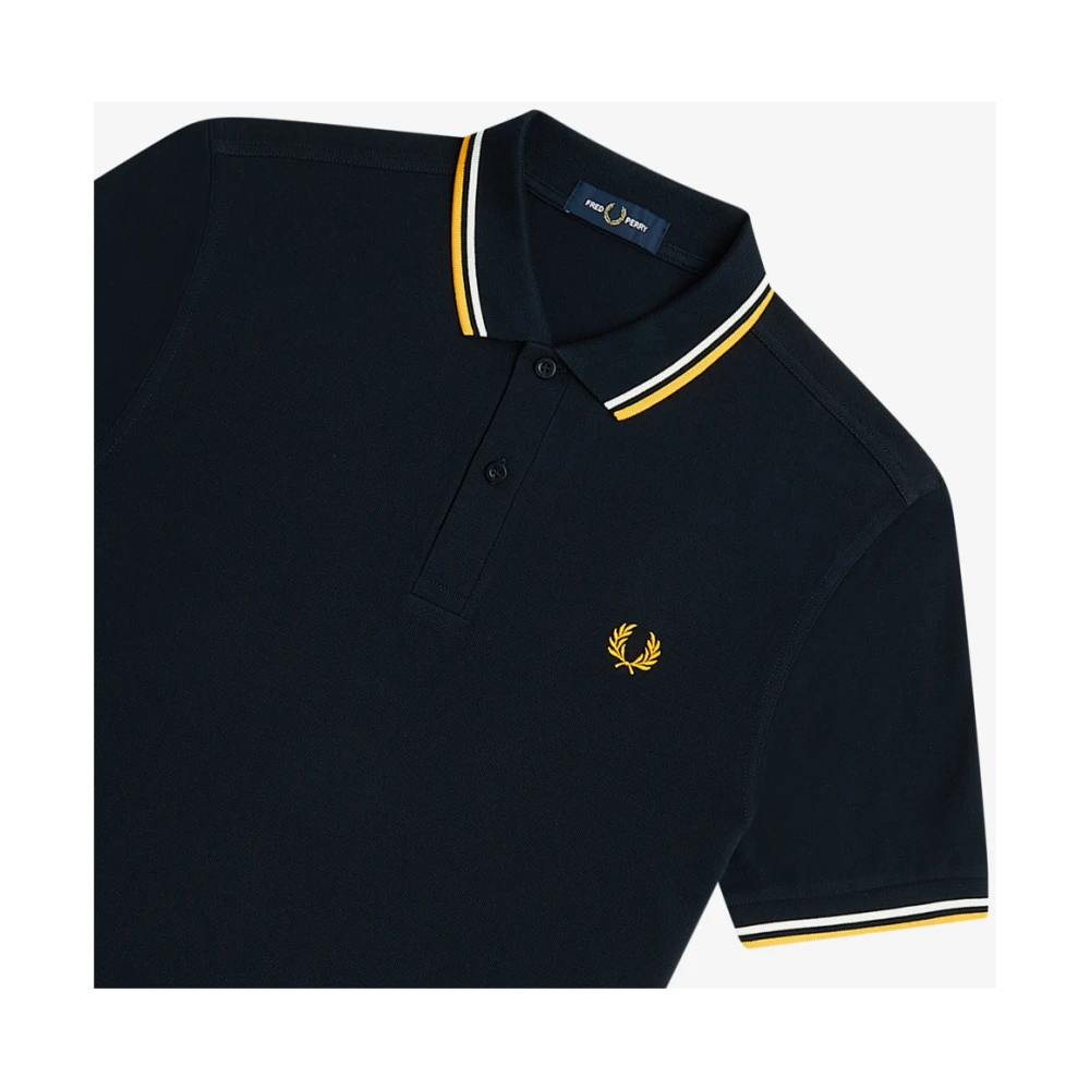 Fred Perry Polo Shirts Blue Heren
