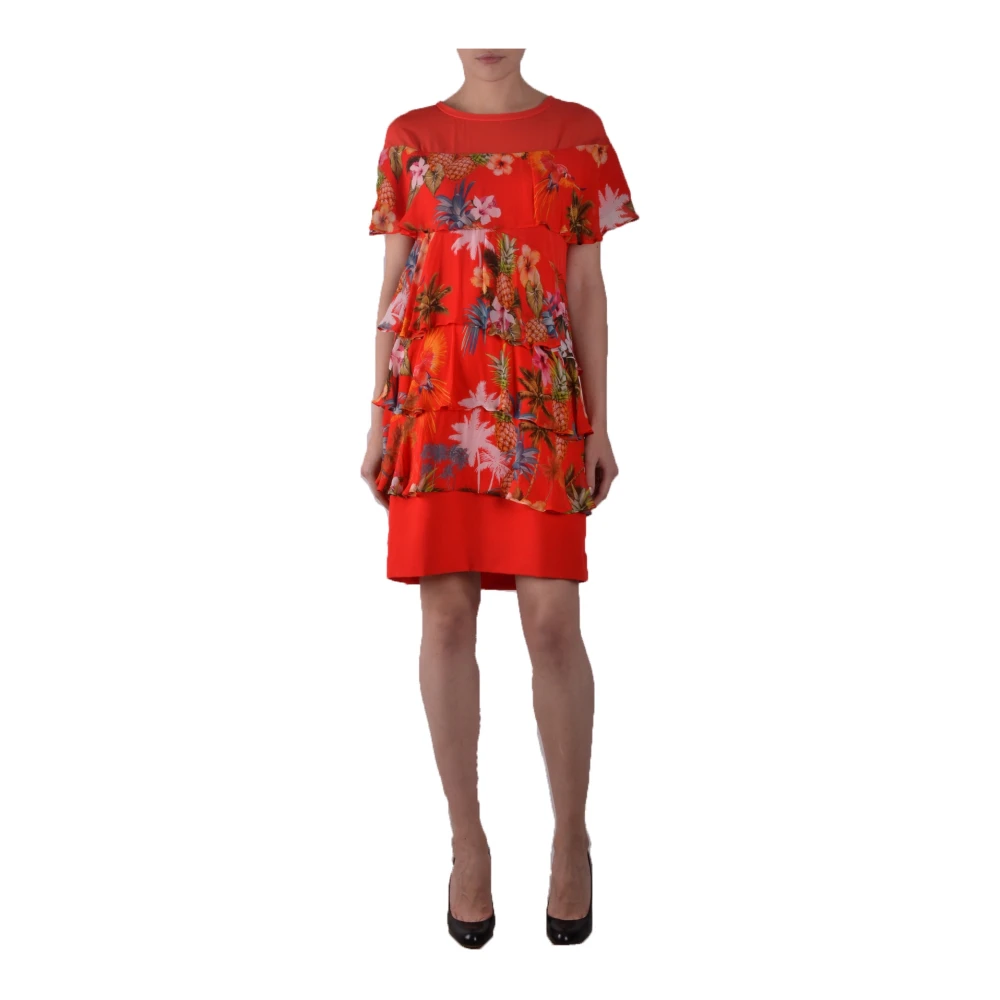 Pinko Donna Rosso Abiti, M, New,
