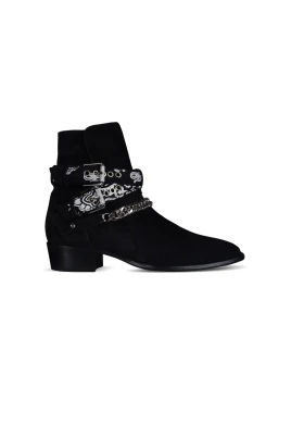 Bandana Buckle Ankle Boots