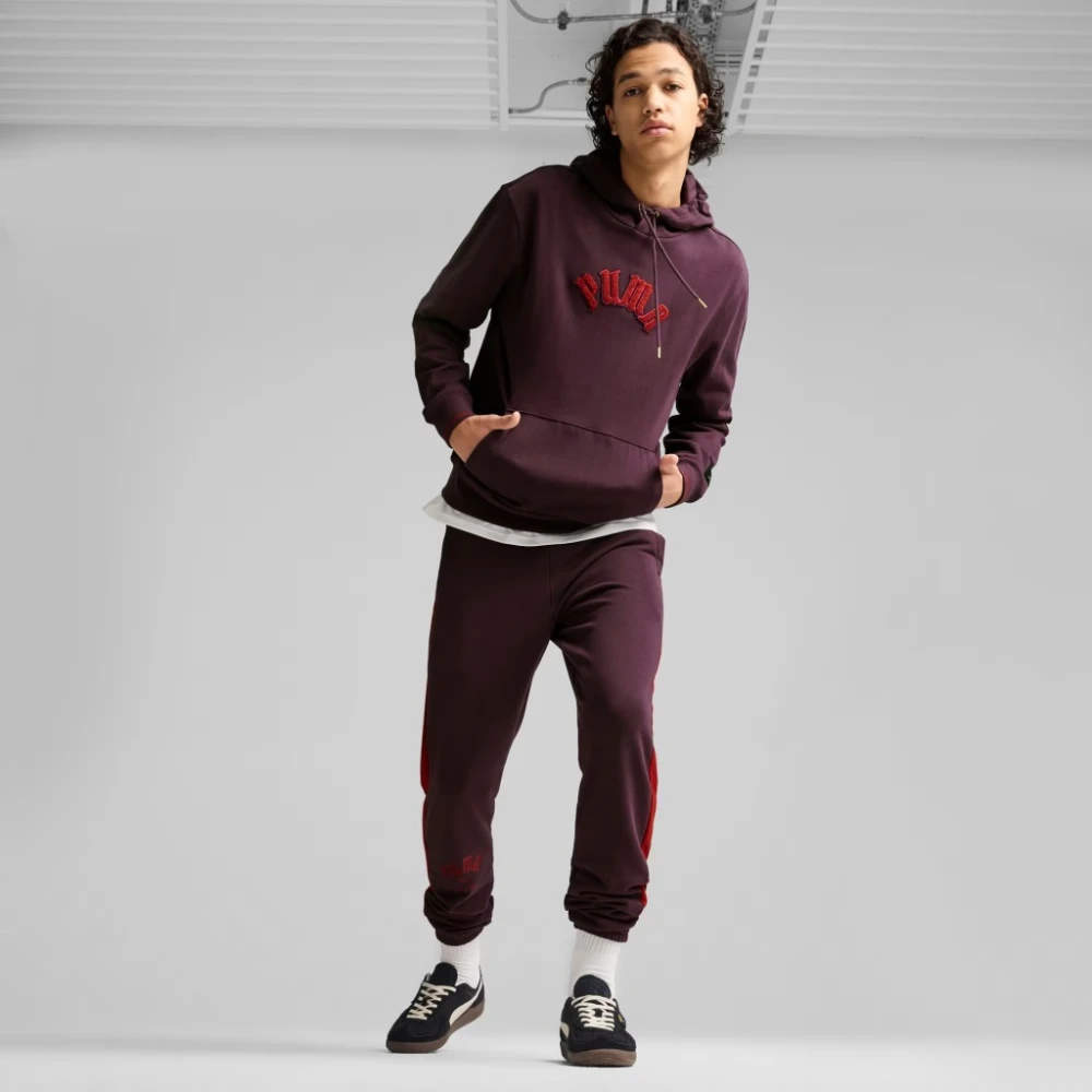 Puma Paris Classics Hoodie Purple Heren
