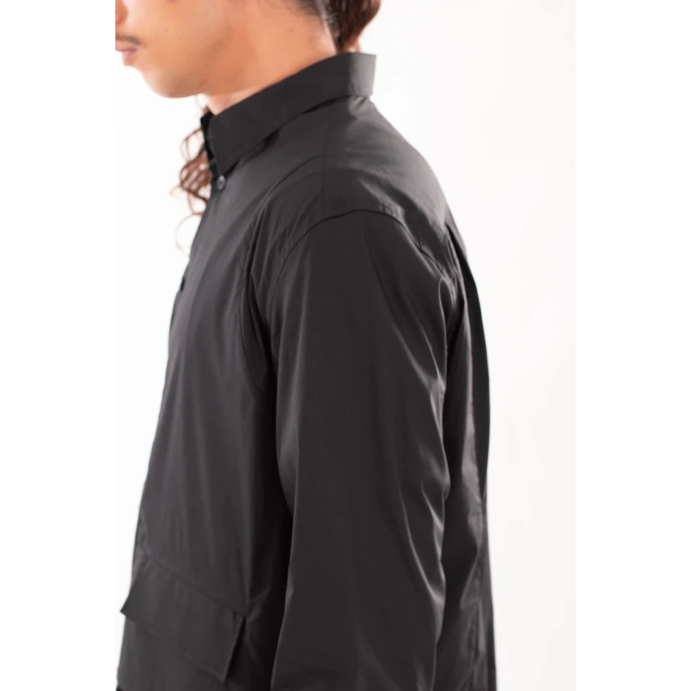 Y-3 Zwarte Cargo Shirt voor Mannen Black Heren