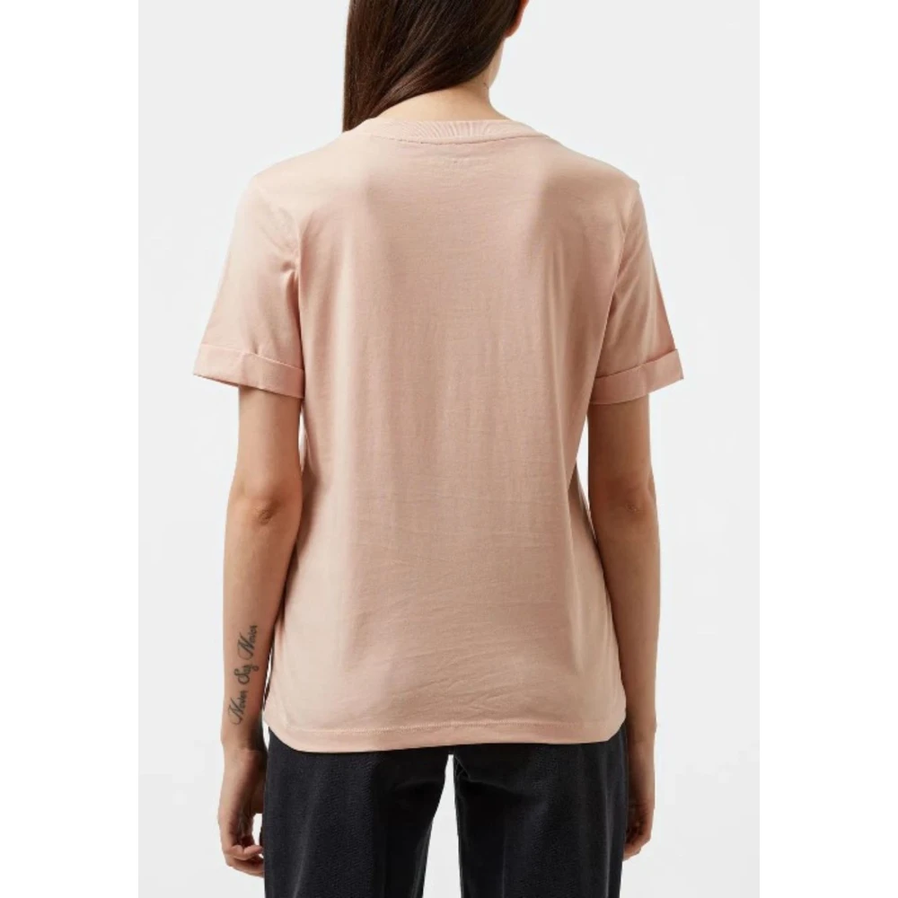 Guess Logo T-Shirt Pink Dames