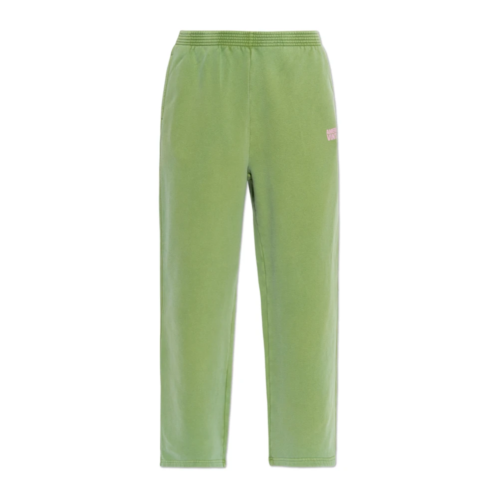 American Vintage Donna Verde - Plizzy Sweatpants - Trousers - S