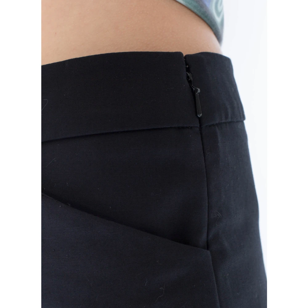 Moschino Zwarte Stijlvolle Broek Black Dames