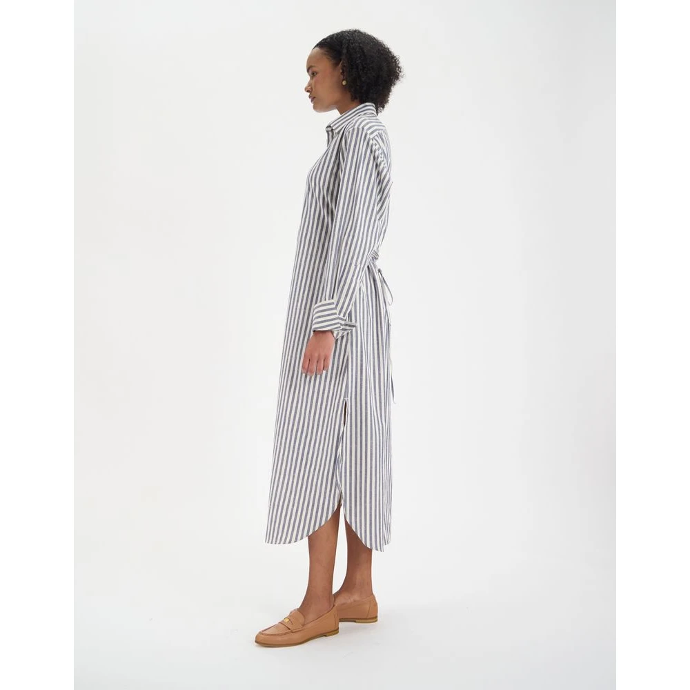 Ines De La Fressange Paris Douglas katoenen jurk Blue Dames