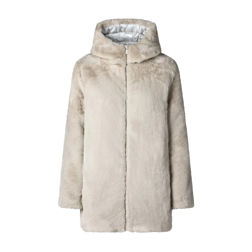 Save The Duck Women's Gray Bridget Reversible Jacket - Faux Fur & Shearling Jackets - Xl - Jackets