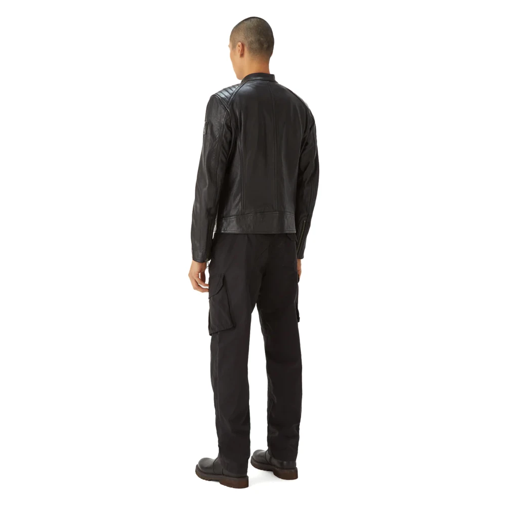 Belstaff V Racer Leren Jas Zwart Black Heren