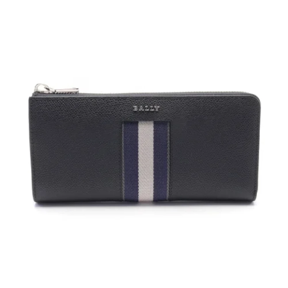 Bally Pre-owned Leather wallets Black Heren