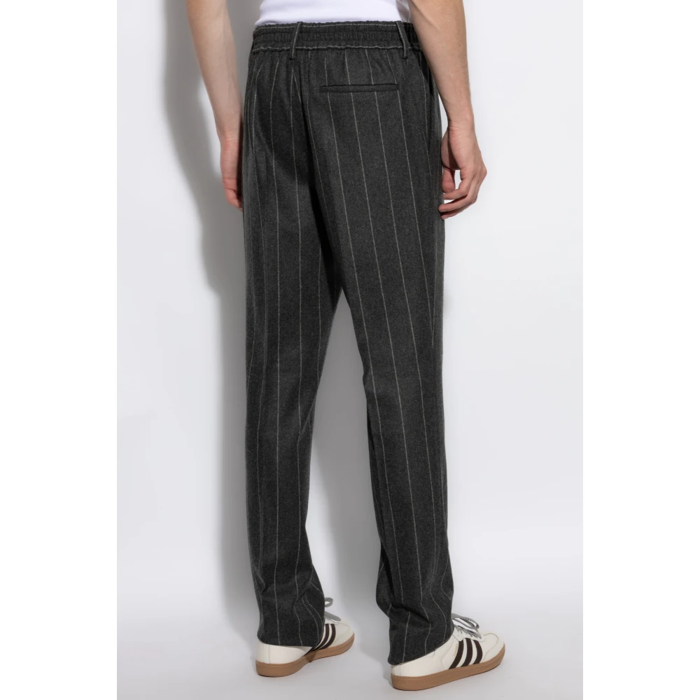 Burberry Broek met gestreept patroon Gray Heren