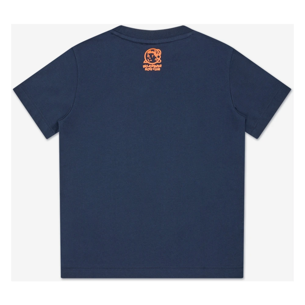 Billionaire Men's Blue Overlay Camo Fill Arch Logo T-Shirt