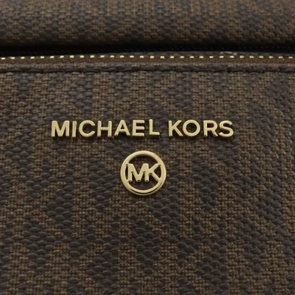 Michael Kors Pre-owned Fabric crossbody-bags Brown Dames