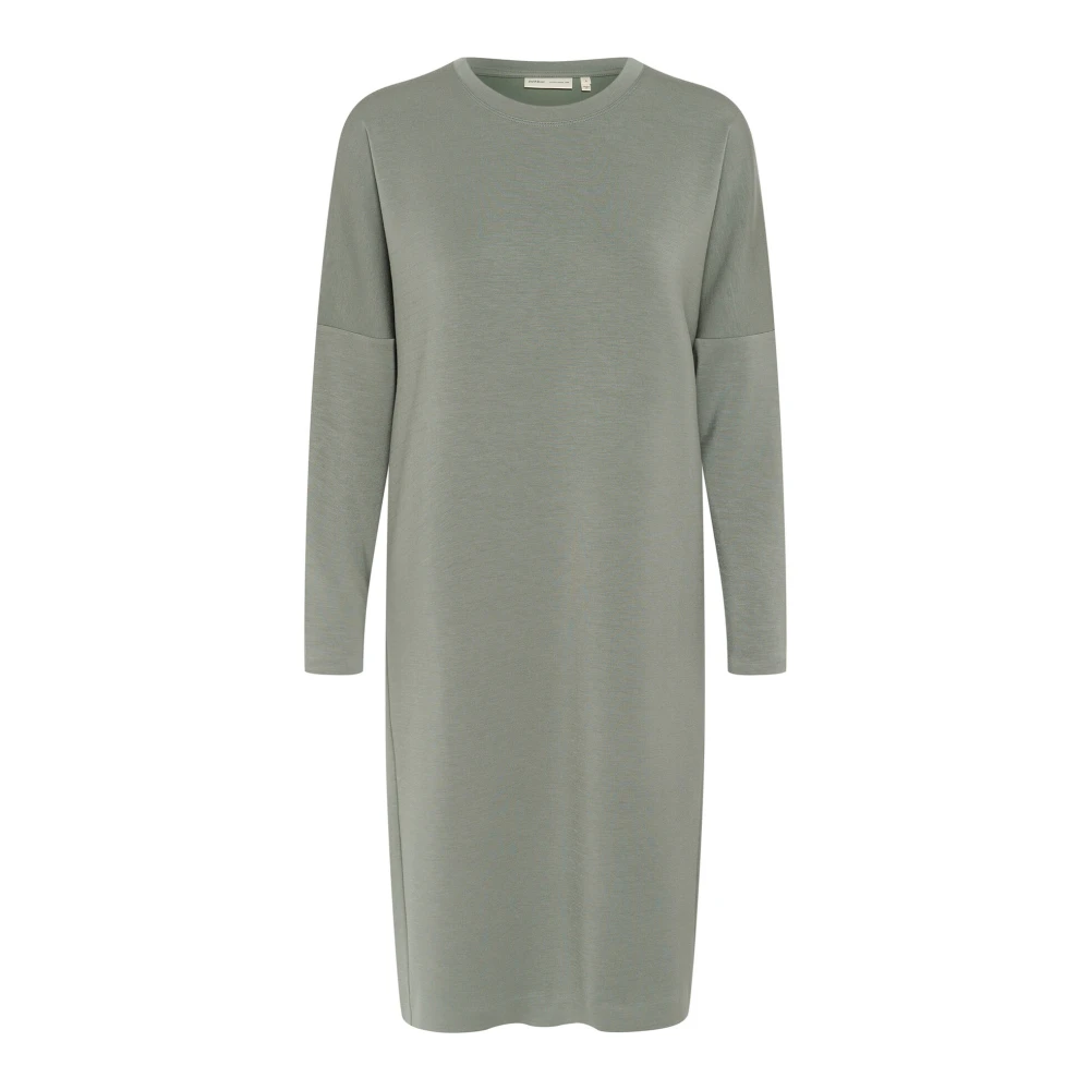 InWear Groene Vincent Jurk met Lange Mouwen Green Dames