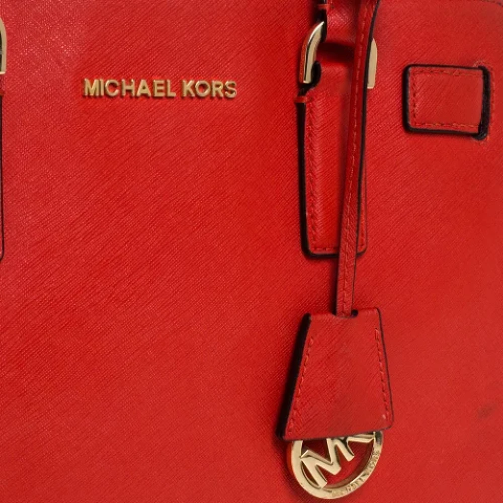 Michael Kors Pre-owned Leather totes Red Dames