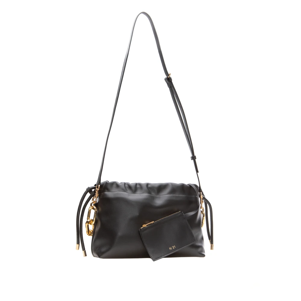 N21 Elegante Clutch Tas Black Dames