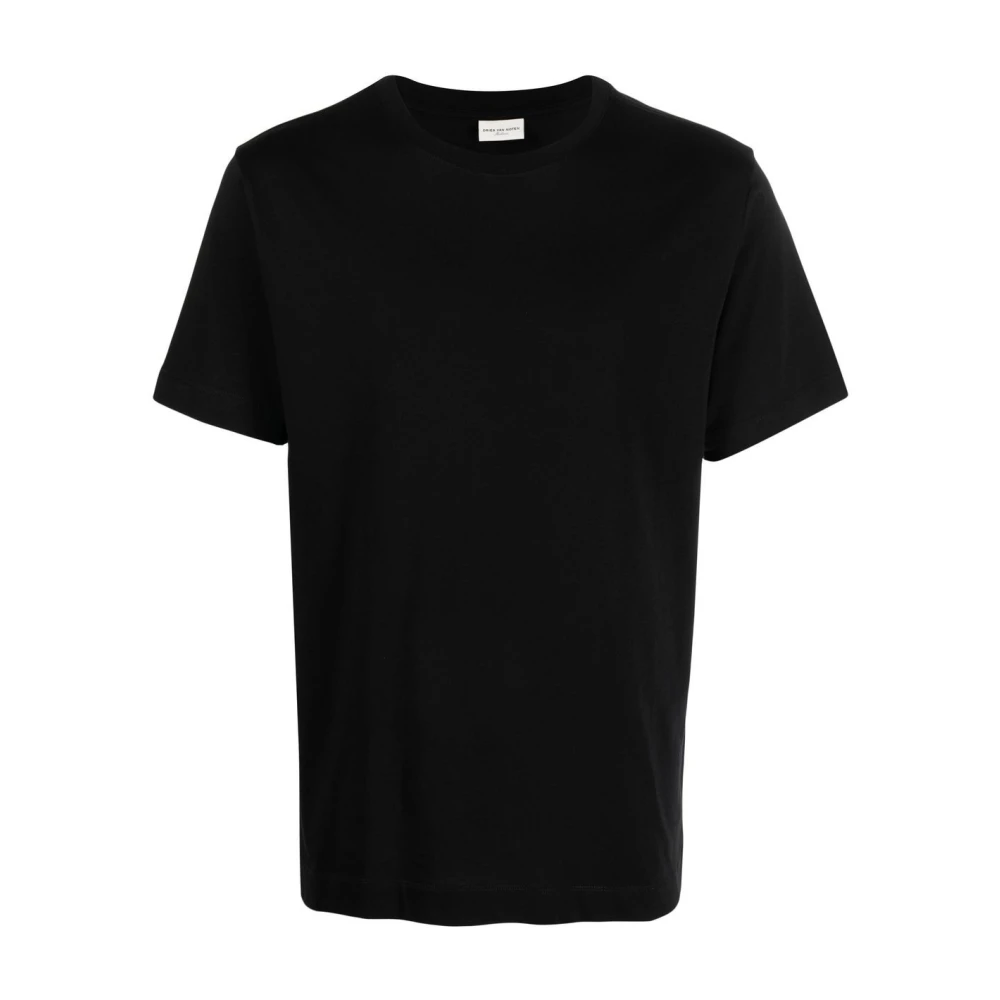 Dries Van Noten Zwarte Hertz 6600 M.k. T-shirt Black Heren