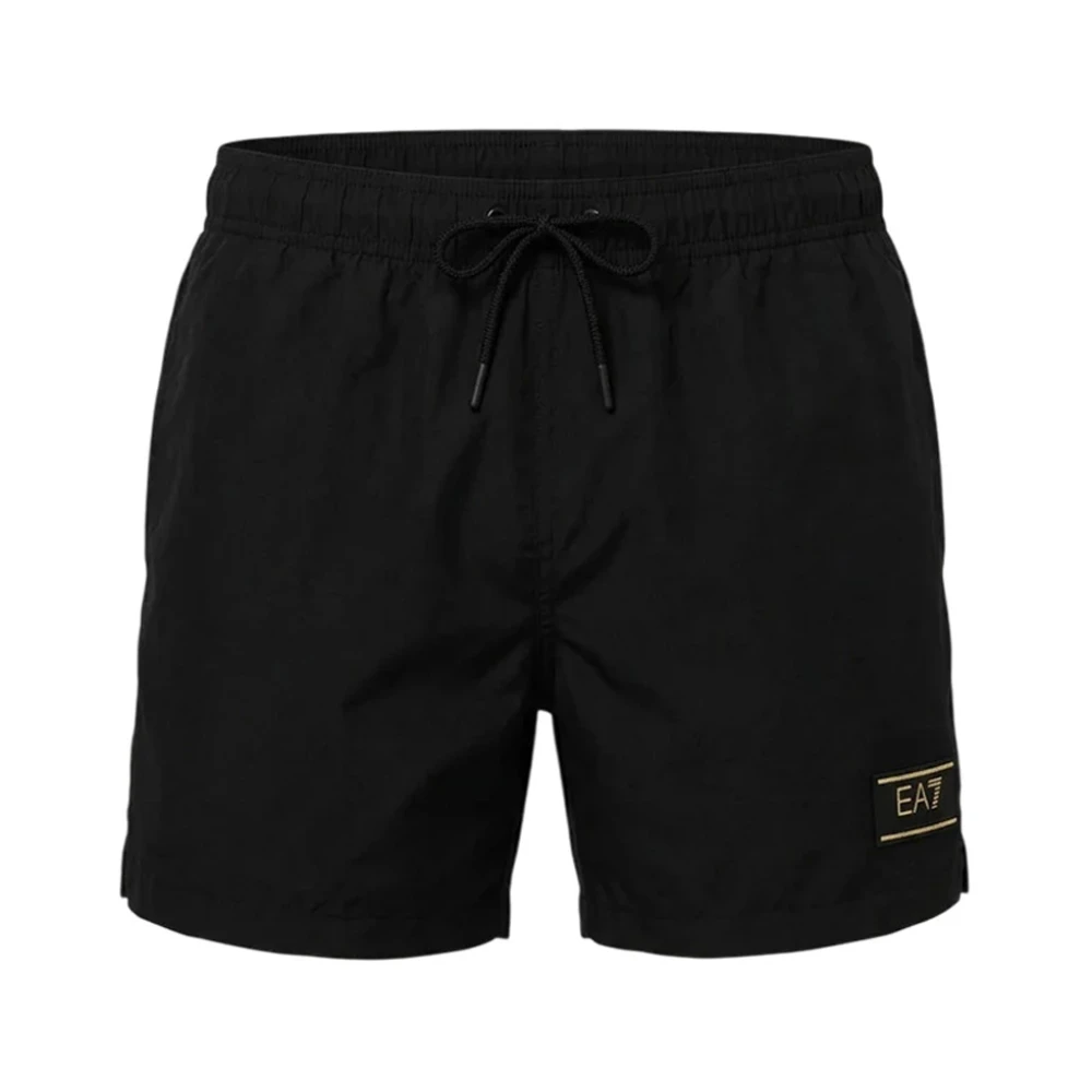Emporio Armani Ea7 Uomo Nero Costumi Da Bagno, 2XL, New,