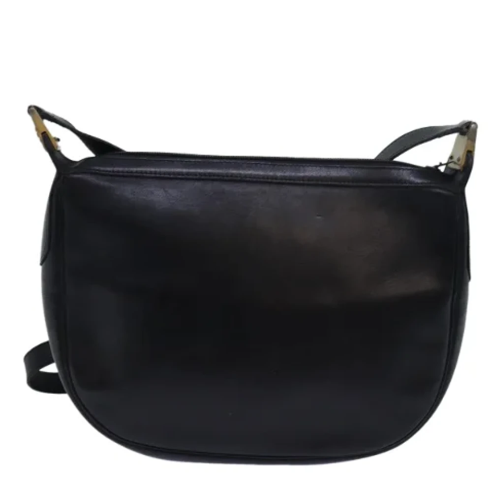 Dior Vintage Pre-owned Leather dior-bags Black Dames