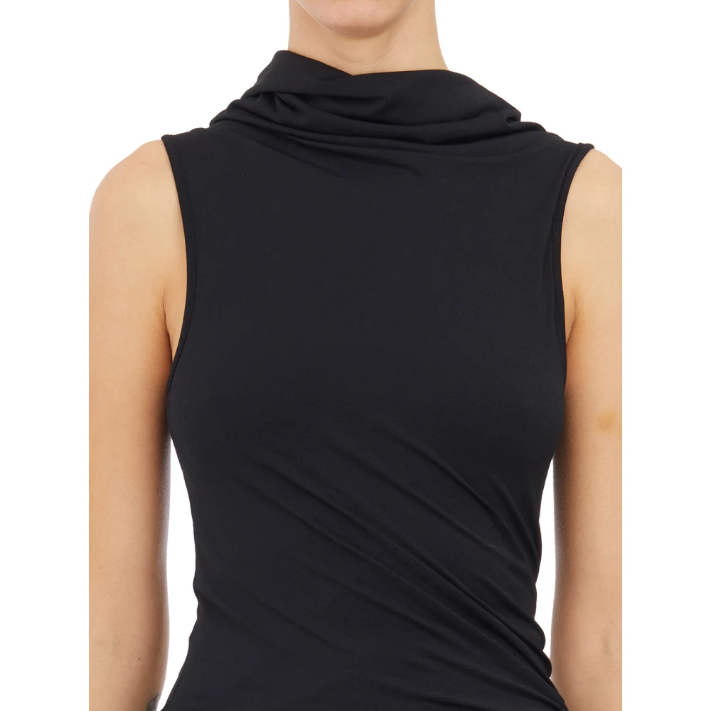 Rick Owens Zwarte Lola Top Shirt van Black Dames
