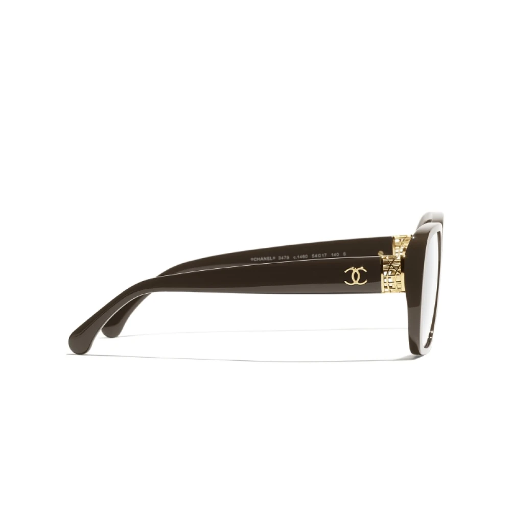 Chanel Stijlvolle Brilmonturen met Garantie Brown Dames
