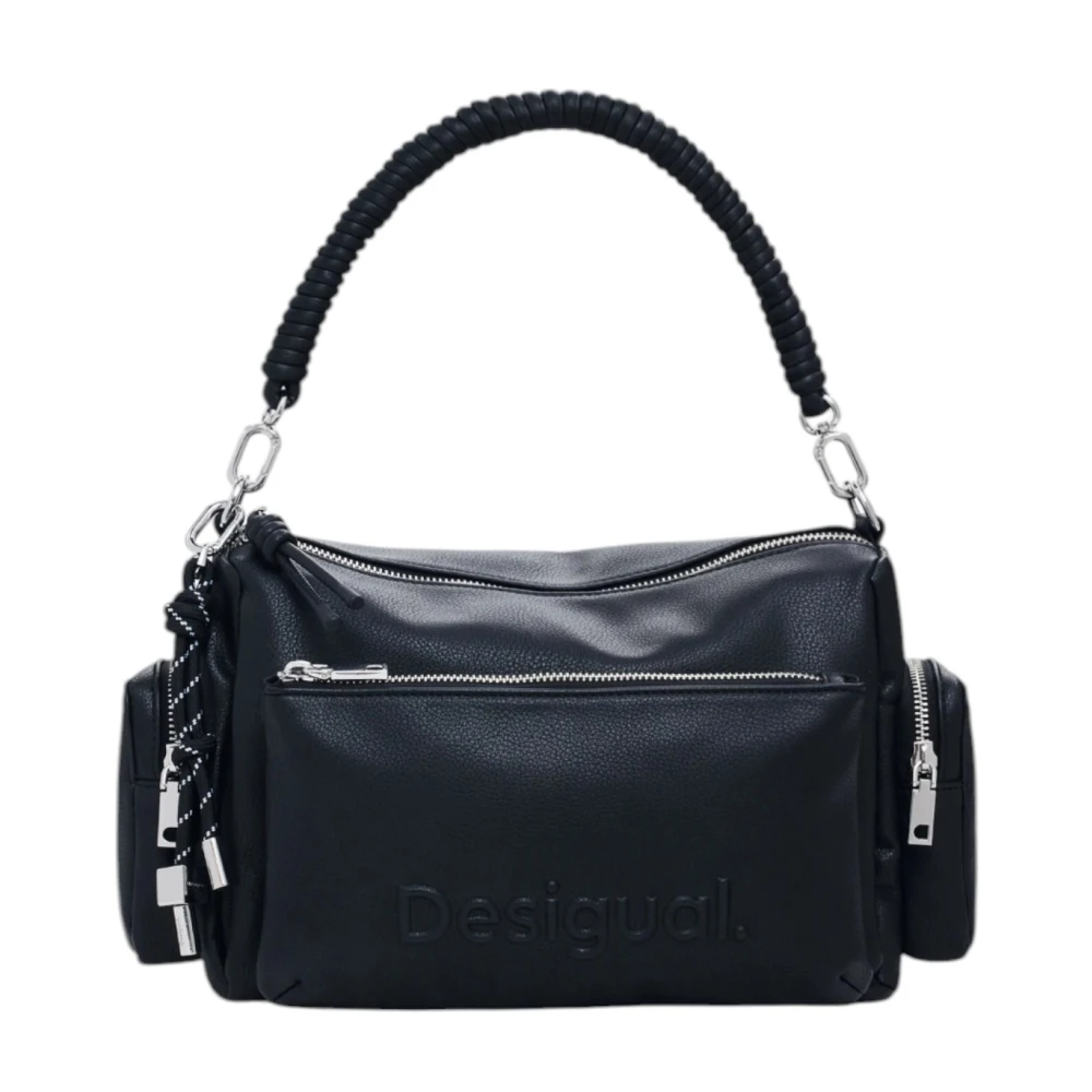 Desigual Grote Tassen Collectie voor Vrouwen van Polyurethaan Black Dames