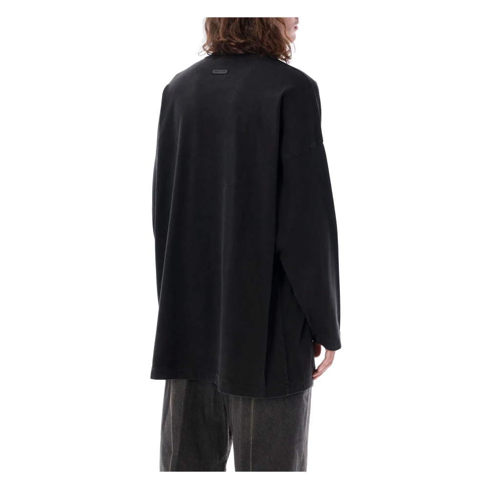 Fear Of God Zwarte longsleeve T-shirt Black Heren