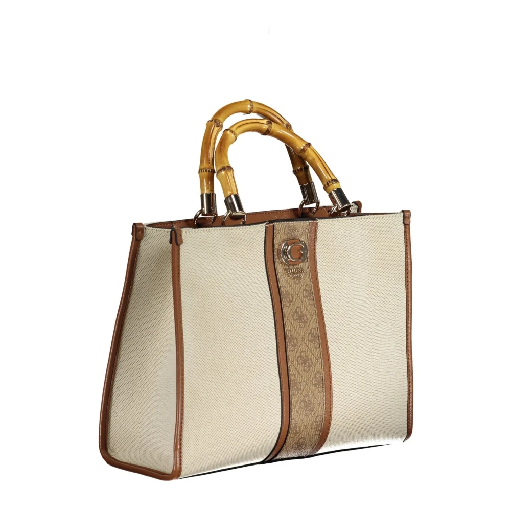 Guess Beige Handtas Kerima met Verstelbare Band Beige Dames
