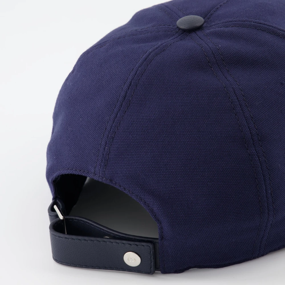 Dior Geborduurde Pet Blue Heren