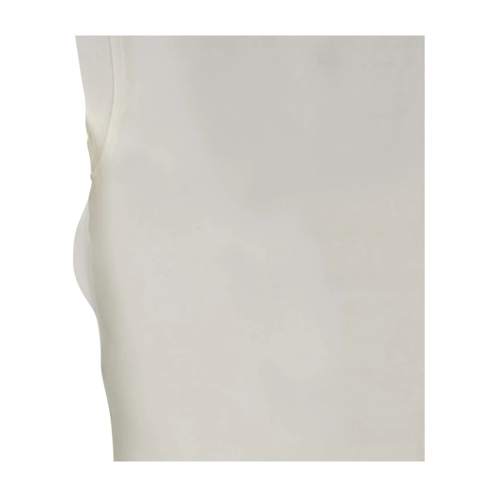 The Attico Witte Katoenen Tanktop Italië White Dames