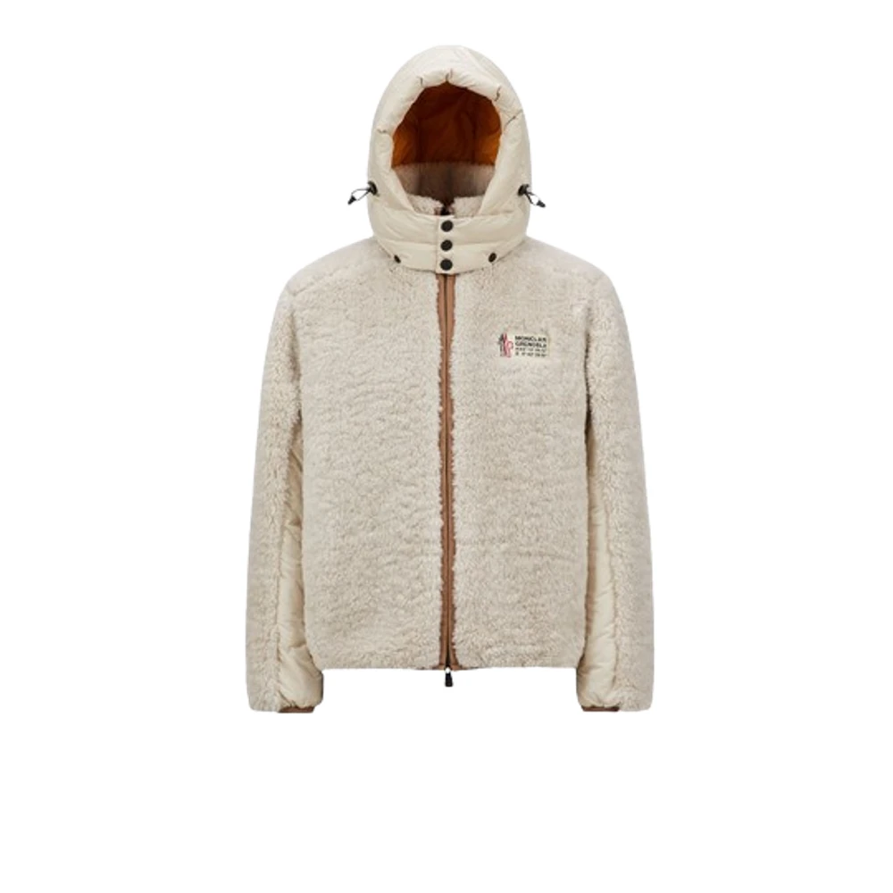 Moncler Warme Winterjas voor Mannen White Heren