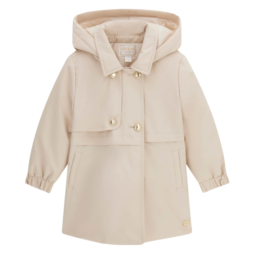Guess Girls Beige Padded Trench Coat In - 6 Yrs - Image 2