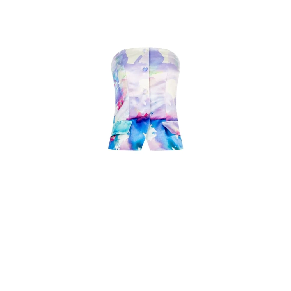 RINASCIMENTO Mouwloos Vest met Bloemenprint Multicolor Dames