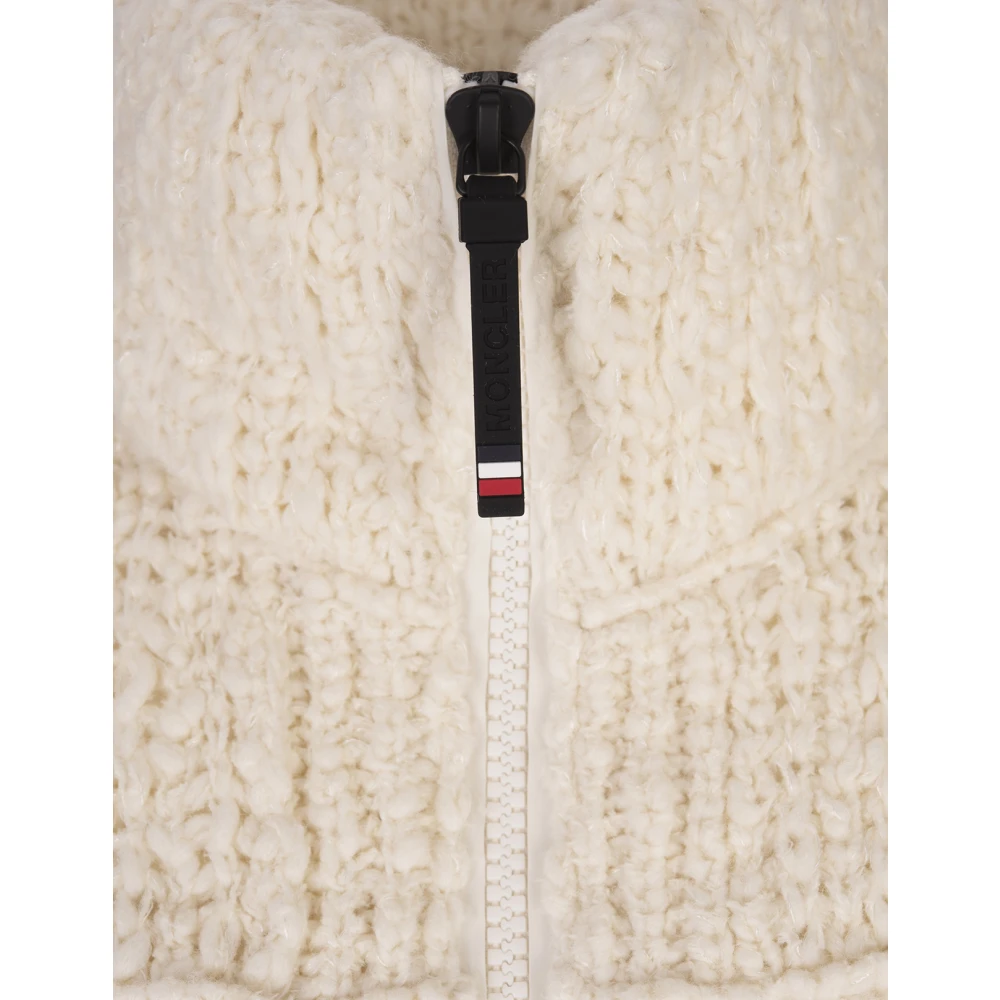 Moncler Witte Donsjas Bergstijl White Dames