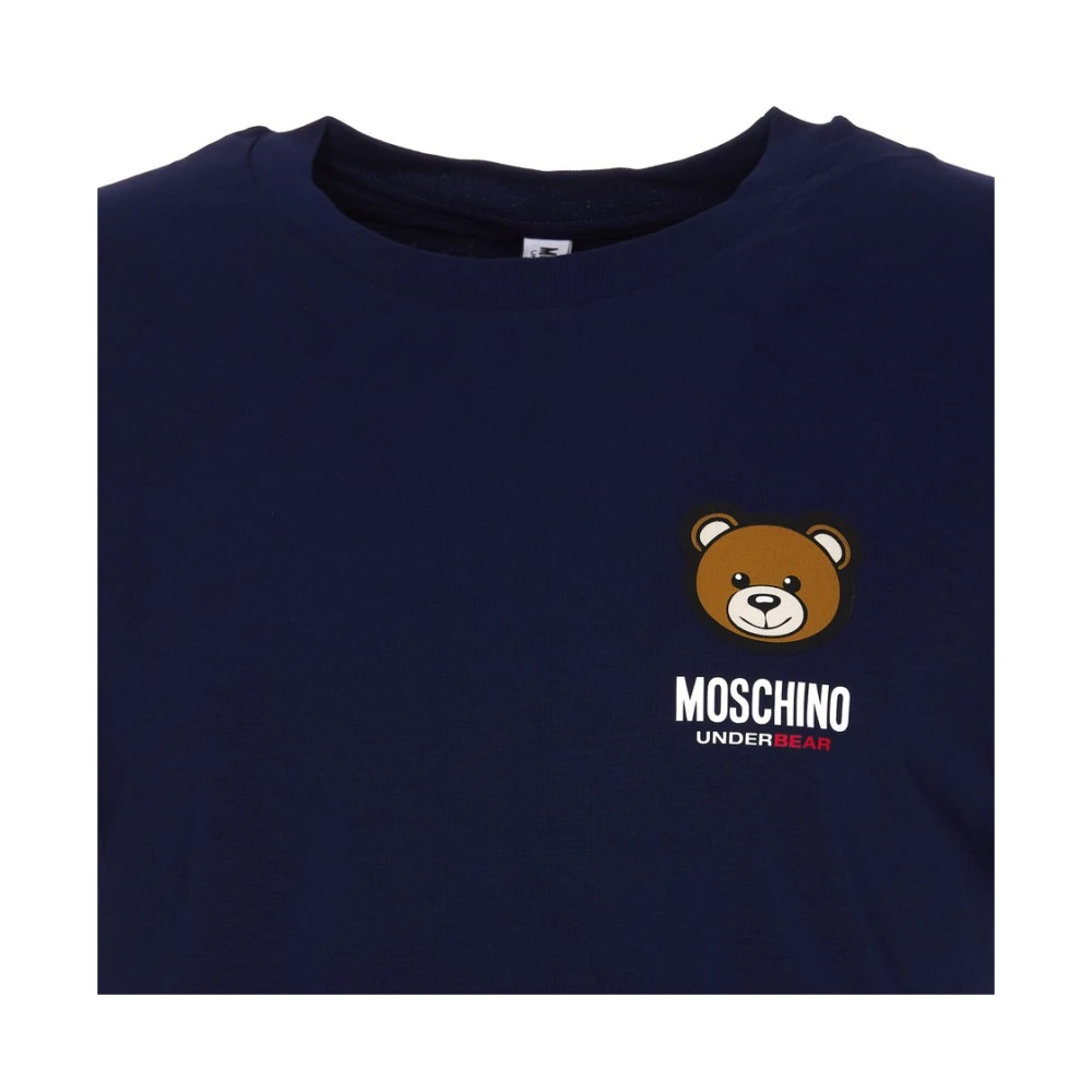 Moschino Stijlvolle T-shirts en Polos Blue Heren