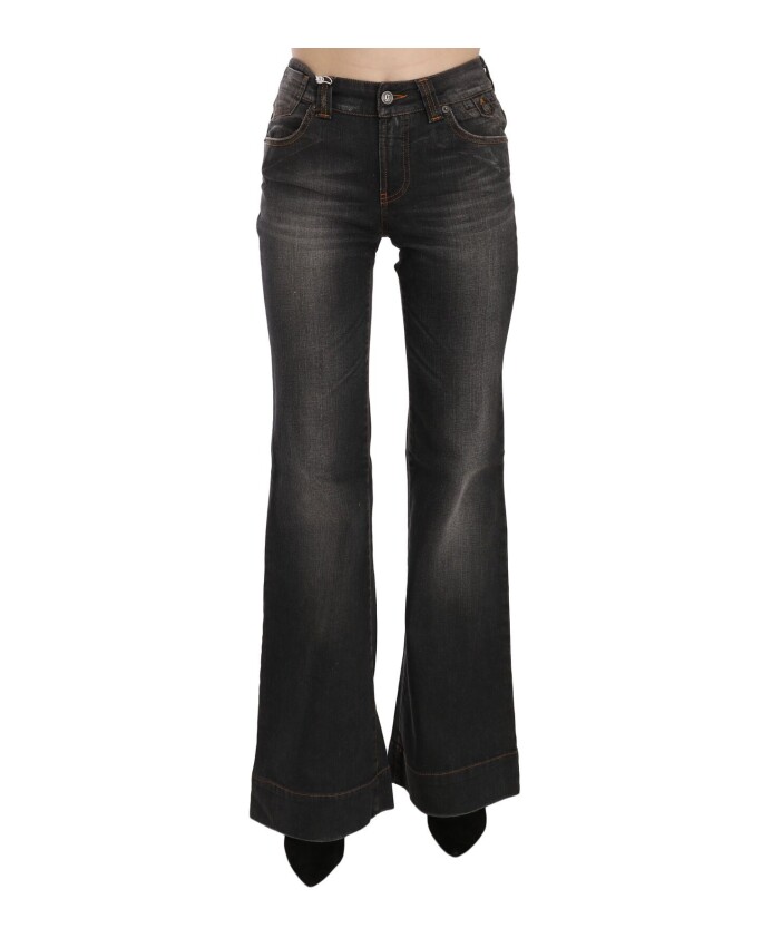 elegante-flared-zwarte-denim-jeans