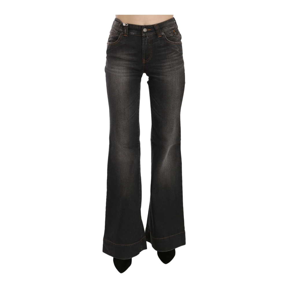 Dolce & Gabbana Women's Black Elegant Flared Denim Jeans