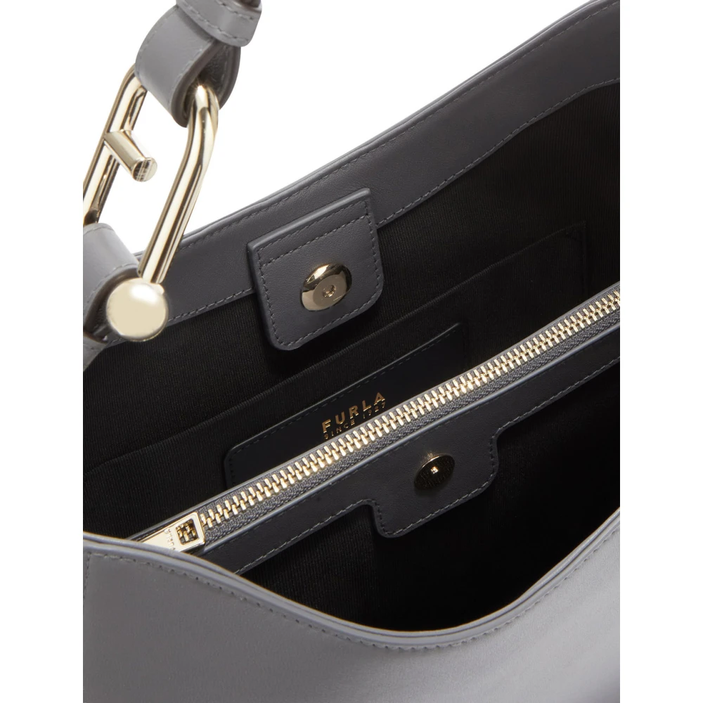 Furla Nuvola Hobo Tas Black Dames