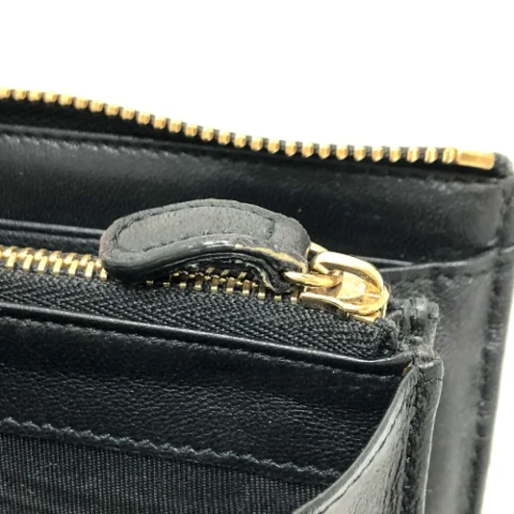 Salvatore Ferragamo Pre-owned Leather wallets Black Dames