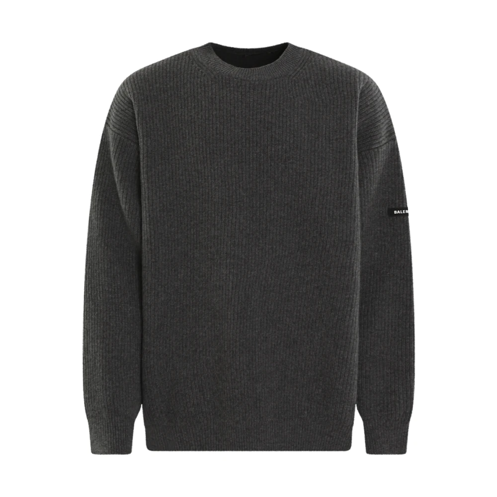Balenciaga Heren Crewneck Sweater Gray Heren
